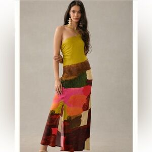 Anthropologie BI-nk Slip Dress